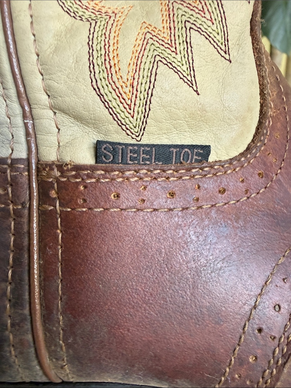 JUSTIN men’s superintendent steel toe work boot size 10 preowned very good cond - Picture 11 of 11